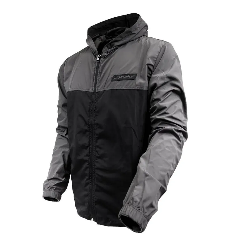 Chaqueta cortavientos Pocket gris Pigmalion