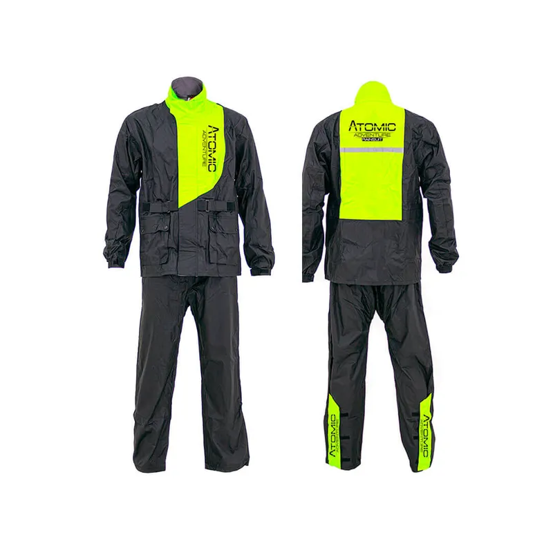 Impermeable Atomic Adventure negro verde