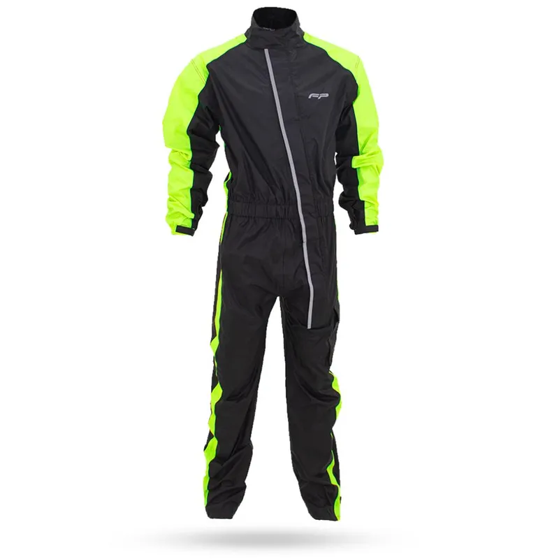 Impermeable monotraje FP Hurricane negro neón